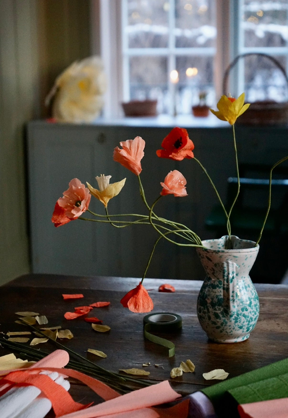 Kurs 12. februar 2026 “I venten på våren” Vi lager papirblomster på Fåbro Gård