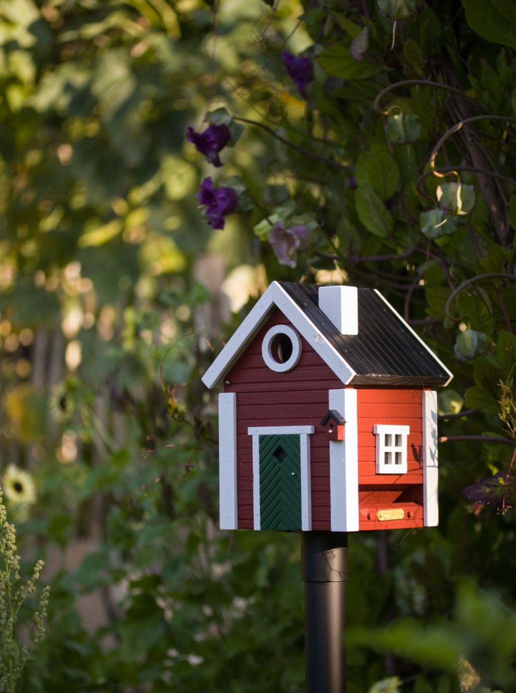 Multiholk fuglekasse/ fuglemater